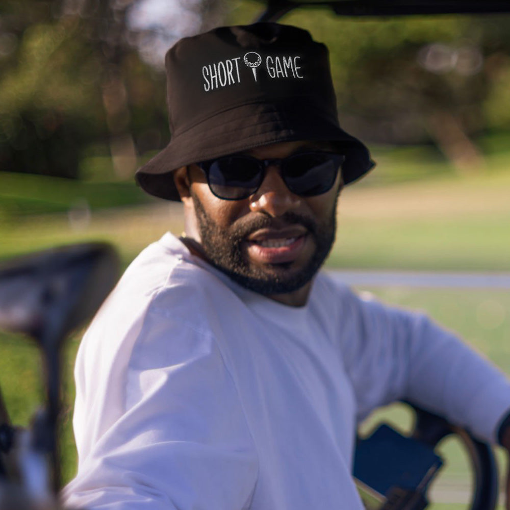 Short Game Golf Bucket Hat Black