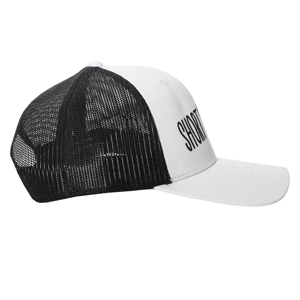 Short Game Golf White & Black Hat